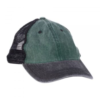 Helikon-Tex Cap Plain Trucker Cap washed grün schwarz