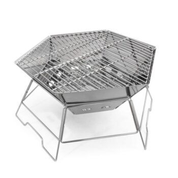 Origin Outdoors Feuerschale und Grill Hexagon