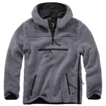 Brandit Pullover Teddyfleece Worker anthrazit