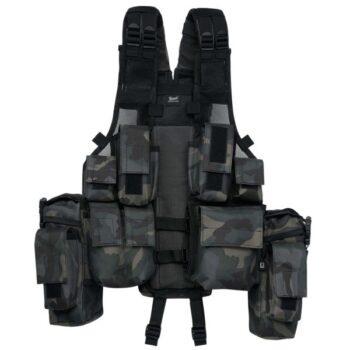 Brandit Weste Tactical Vest darkcamo