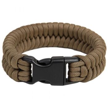 EDCX Fallschirmleinen-Armband Fish coyote braun