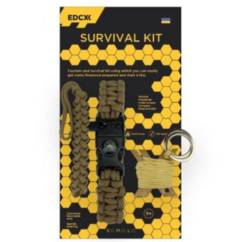 EDCX Survivalkit coyote braun