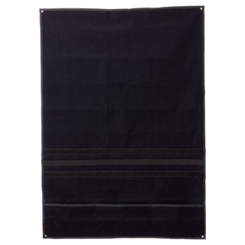 Zentauron Patchwall mit Molle und Taschen 70 x 100 cm schwarz