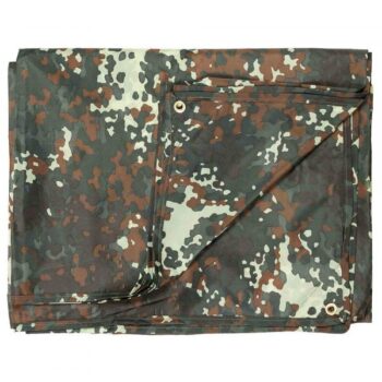 MFH Mehrzweckplane Tarp 300 x 400 cm flecktarn