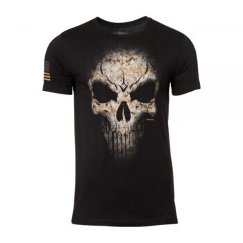 7.62 Design T-Shirt USMC Desert Marpat Skull schwarz