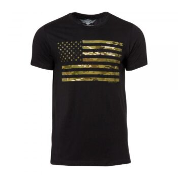 7.62 Design T-Shirt Camo Flag Multicam schwarz