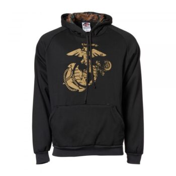 7.62 Design Hoodie USMC EGA Marpat schwarz