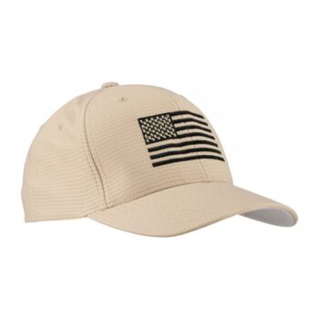 7.62 Design Cap Embroidered Flag Hat Flexfit khaki