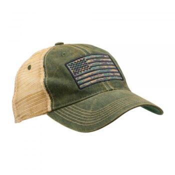 7.62 Design Cap USMC Woodland Marpat Flag oliv