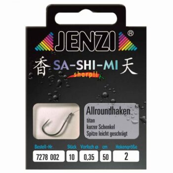 Jenzi Angelhaken Allround Sa-Shi-Mi Gr. 2 10 Stück