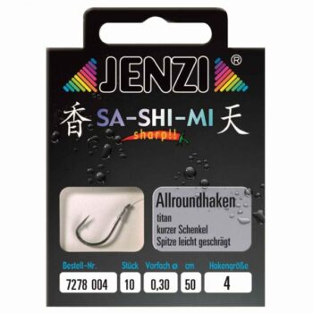 Jenzi Angelhaken Allround Sa-Shi-Mi Gr. 4 10 Stück