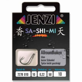 Jenzi Angelhaken Allround Sa-Shi-Mi Gr. 10 10 Stück