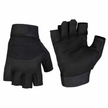 Mil-Tec Handschuhe Halbfinger Army Fingerlinge schwarz