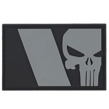 101 Inc. 3D Patch PVC Punisher French Flag grau