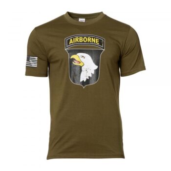 Fostex Garments T-Shirt USA 101st Airborne oliv