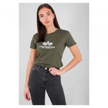 Alpha Industries T-Shirt New Basic dark oliv Frauen