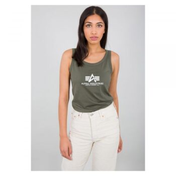 Alpha Industries Tank Top Basic Tank dark oliv Frauen