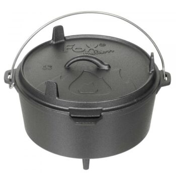 Fox Outdoor Feuertopf Dutch Oven Gusseisen 5.7 L