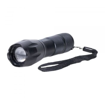 MFH Stablampe LED Deluxa Military Torch schwarz