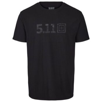 5.11 T-Shirt Topo Logo schwarz