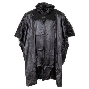 MFH Poncho Vinyl schwarz