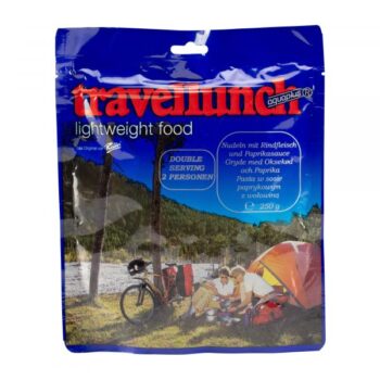 Travellunch Nudeln mit Rindfleisch und Paprikasauce 2er Packung