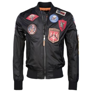 Top Gun Fliegerjacke Beast schwarz