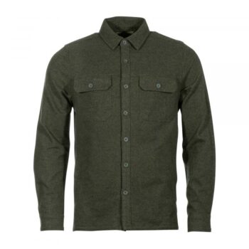 Pinewood Langarmhemd Värnamo darkgreen melange