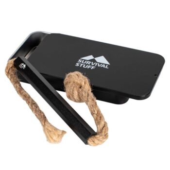 Survival Stuff Feuerstahl Firerope schwarz