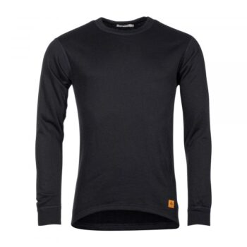 Aclima Sweatshirt WoolTerry Crewneck jet black