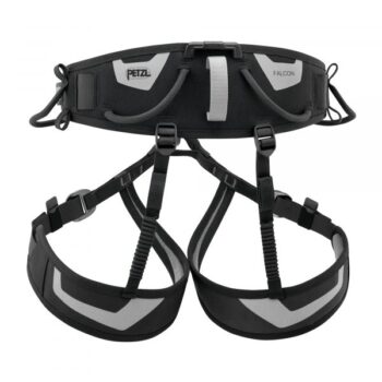 Petzl Sitzgurt Falcon Mountain schwarz grau