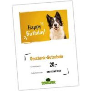 Geschenk-Gutschein zum Ausdrucken