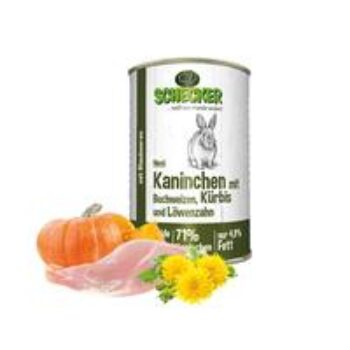 Schecker Hundemenü - Kaninchen mit Buchweizen