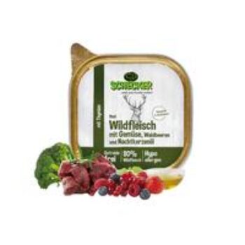 Schecker Hundemenü - Wildfleisch mit Gemüse