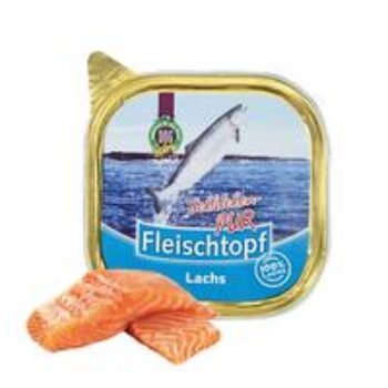 Fleischtopf-Schälchen-PUR Lachs