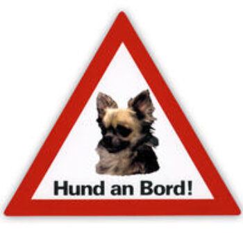 Auto Aufkleber "Hund an Bord"