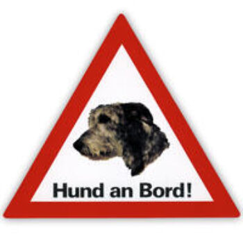 Auto Aufkleber "Hund an Bord"