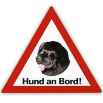 Auto Aufkleber "Hund an Bord"