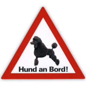 Auto Aufkleber "Hund an Bord"