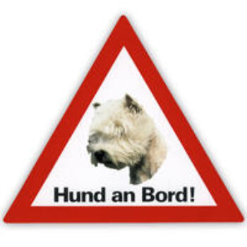 Auto Aufkleber "Hund an Bord"