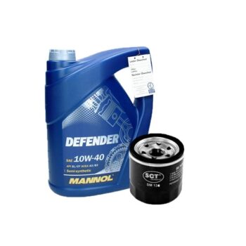 Ölfilter mit Mannol Defender 10W-40 Defender 5L Mazda 3 Nissan Qashqai