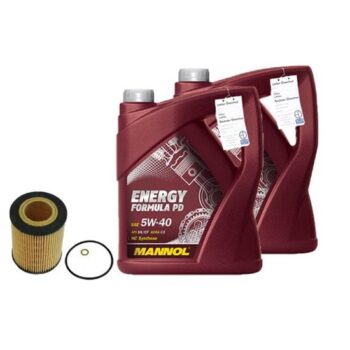 Inspektionspaket mit 10L Mannol Energy Formula PD 5W-40 BMW 3er (E36) Z3 (E36) Volvo V70