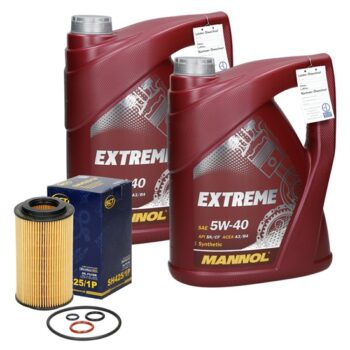 Ölwechselset mit Mannol Extreme 5W-40 10L