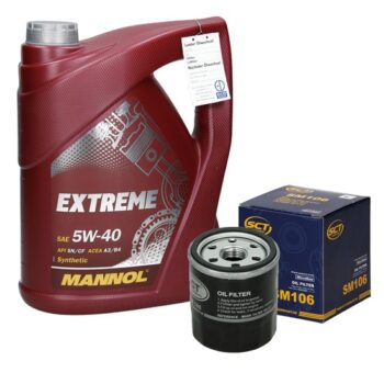 Inspektionspaket mit 5L Mannol Extreme 5W-40 Suzuki Samurai Toyota Avensis