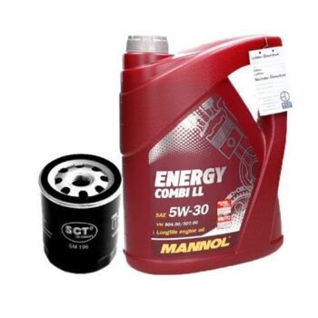 Ölwechselset mit Mannol Energy Combi LL 5W-30 5L