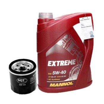 Ölwechselset mit Mannol Extreme 5W-40 5L