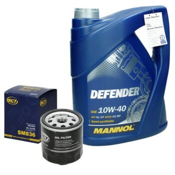 Inspektionspaket mit 5L Mannol Defender 10W-40 VAG