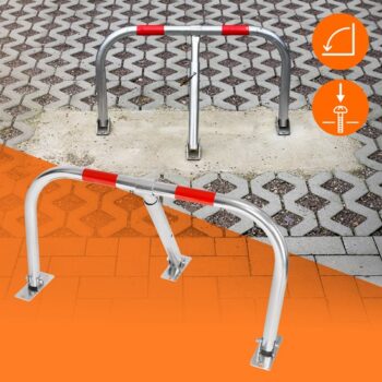 Parkplatzsperre 45x80 cm aus Metall