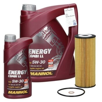 Ölwechselset mit Mannol Energy Combi 5W-30 6L