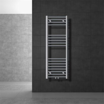 Badheizkörper Mittelanschluss 400x1200 mm Chrome gerade inkl. Montagematerial LuxeBath